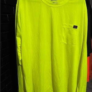 TWO Dickies Men's Neon Yellow Shirt